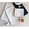 Black and white kitchen tea towels