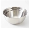 Steel mixing bowls set